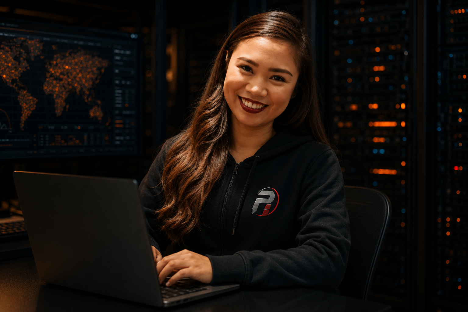 Dianne in a professional Paulioskos operations environment