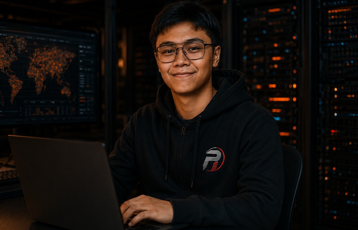 Edward in a modern technical lab environment